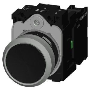 Botón plano 3SU1150-0AB10-1BA0 acta de Sirius