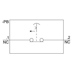 Parador de emergencia 3SU1150-1HB20-1CH0 Botón de presión brillante de metal para SIRIUS ACT Unidad completa