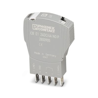 24 V de corriente continua Voltado nominal 2800905 CB E1 24DC/6A NO P Disyuntor de circuito de equipos electrónicos