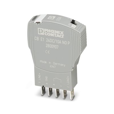 24 V DC 2800907 CB E1 24DC/10A NO P Disyuntor de circuito de equipos electrónicos 5 polos