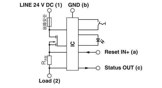 2800914 CB E1 24DC/10A S-R P Electrónico interruptor de circuito para equipos industriales