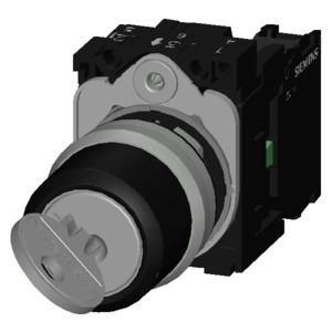 2 posiciones de metal brillante RONIS mantenido SIRIUS ACT Unidad completa de interruptor Kew 3SU1150-4BF11-1BA0