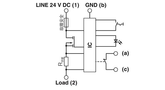 2800919 CB E1 24DC/6A NC P Disyuntor electrónico para aplicaciones industriales