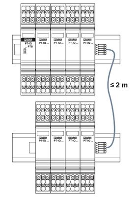 2801296 PT-IQ-PTB-PT Protector contra sobretensiones Voltado nominal PT Número de polo 4