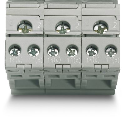 277 V Voltado nominal 2801305 CB 1/10-1/10 UT-BE Asiento con 3 polos
