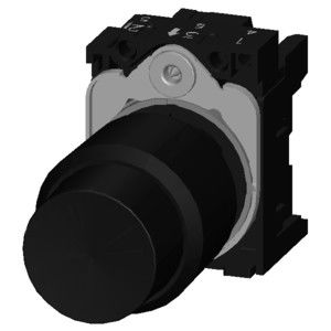 Botón de presión elevado de plástico sin luz 3SU1200-0FB10-0AA0 para la unidad compacta SIRIUS ACT