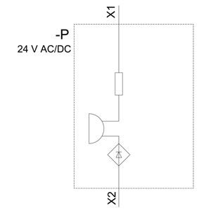 Unidad compacta 3SU1200-6KB10-1AA0 Plástico con terminal de tornillo de 24 V CA/CC SIRIUS ACT