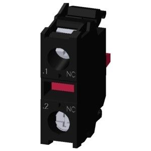 Modulo de contacto SIRIUS ACT de terminal de tornillo 1NC para el montaje frontal 3SU1400-1AA10-1CA0