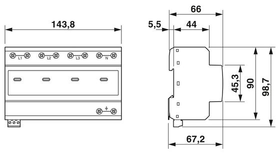 2801563 VAL-ME 385/60-3S-FM Protector contra sobretensiones tipo 2 para su empresa