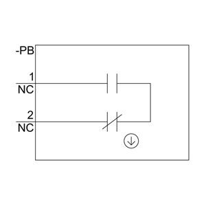 1NC1MC Montaje frontal del terminal de tornillo Módulo de contacto SIRIUS ACT PLC 3SU1400-1AA10-1HA0