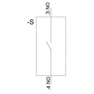 PLC 3SU1400-1AA10-3BA0 Módulo de contacto SIRIUS ACT para el montaje frontal y las aplicaciones 1NO