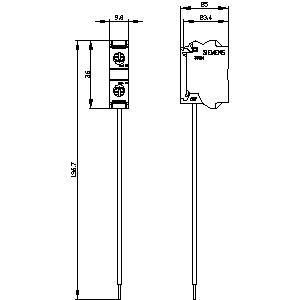 PLC 3SU1400-1CK10-1AA0 Módulo de ensayo LED SIRIUS ACT para el montaje frontal y el terminal de tornillo