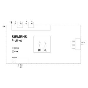 Tecnología avanzada PLC 3SU1400-1LK10-1AA1 SIRIUS ACT Profinet módulo de interfaz negro