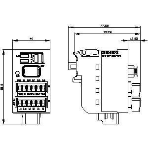 PLC 3SU1400-1LL10-1BA1 Profinet Estándar de seguridad negro Sirius ACT Profinet módulo de interfaz