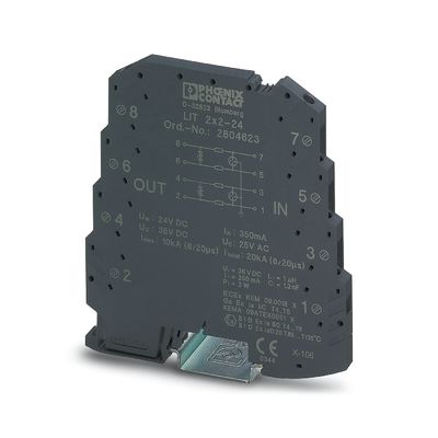 1 polo 24V DC LIT 2X2-24 Protector contra sobretensiones Tecnología avanzada para un rendimiento superior