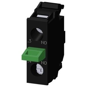 1NO Terminal de tornillo PLC 3SU1400-2AA10-1BA0 Módulo de contacto SIRIUS ACT para el montaje de la base