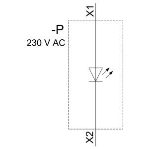 PLC 3SU1401-1BF20-1AA0 Módulo LED SIRIUS ACT con montaje frontal y terminal de tornillo