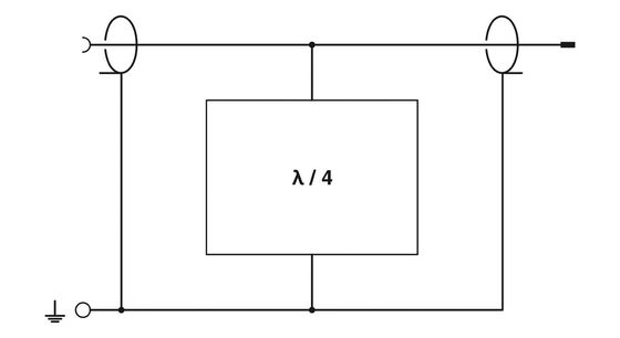 2838490 CN-LAMBDA/4-5.9-BB Protector contra sobretensiones de tensión nominal 3 Número del polo 5.9