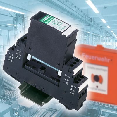 5 V de voltaje nominal de corriente continua 4 polos 2838306 PT 4X1-5DC-ST Protector contra sobretensiones con enchufe