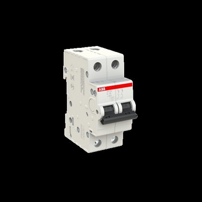 SH202-C10 Interruptor de circuito en miniatura 2P C 10 A Curva BCD C para aplicaciones industriales