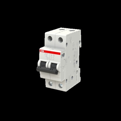 SH202-C10 Interruptor de circuito en miniatura 2P C 10 A Curva BCD C para aplicaciones industriales