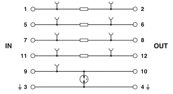 2839224 PT 2X2 F-BE Tipo 2 Protector contra sobretensiones Base 1 polo Perfecto para sus necesidades