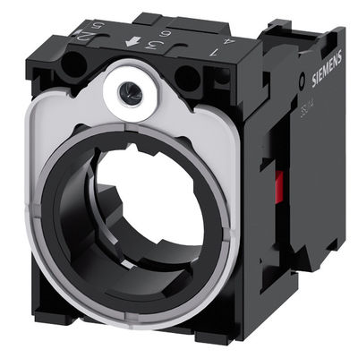 3SU1550-1AA10-1CA0 SIRIUS ACT Portador y módulo universal de plástico metálico 3 lugares un terminal de tornillo 1NC