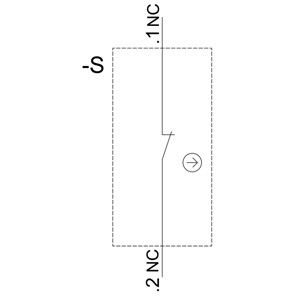 3SU1550-1AA10-1CA0 SIRIUS ACT Portador y módulo universal de plástico metálico 3 lugares un terminal de tornillo 1NC