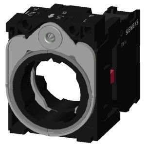 3SU1550-1AA10-1CA0 SIRIUS ACT Portador y módulo universal de plástico metálico 3 lugares un terminal de tornillo 1NC