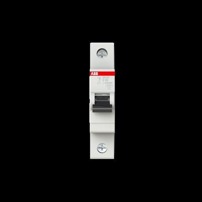 BCD Curva C MCB SH201-C63 Interruptor de circuito en miniatura 1P 63 A Capacidad de ruptura