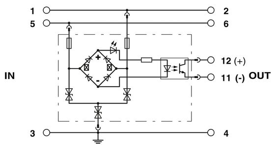 2839648 PT 2 1-S-48DC-ST Tipo 3 Protector contra sobretensiones con enchufe Tensión nominal 48 V AC 2 polos