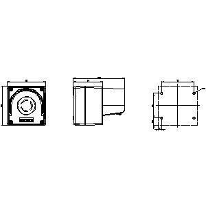 Revestimiento redondo de 22 mm para dispositivos de mando terminal de tornillo PLC 3SU1801-0NA00-2AC2 Durable