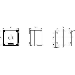 PLC 3SU1801-1AA00-1AA1 Revestimiento para interruptores y interruptores de sensores con llave de 4 posiciones