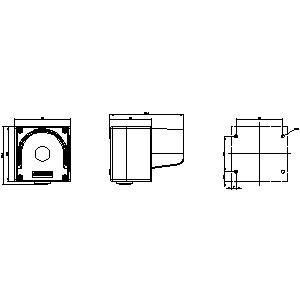 Revestimiento metálico redondo de 22 mm para PLC 3SU1851-0AA00-0AC2 Dispositivos de mando Capa superior amarilla