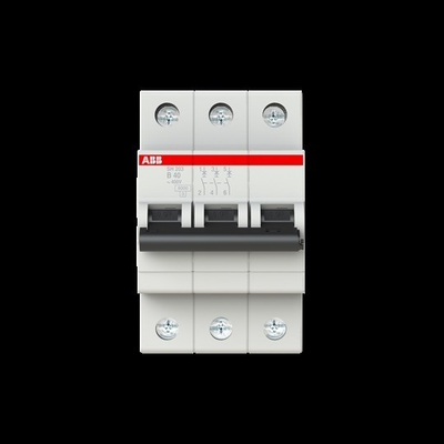 MCB SH203-B40 Rompehielos en miniatura 3P B 40A BCD Curva B Frecuencia nominal Hz 50 Fácil