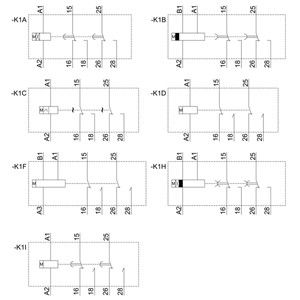 Relay de tiempo 7PV1508-1BW30 con conexión de tornillo multifunción 2 de cambio de 16 funciones