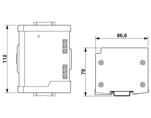 2856702 SFP 1-20/120AC Dispositivos de protección contra sobretensiones por filtro EMC para equipos de alta tensión