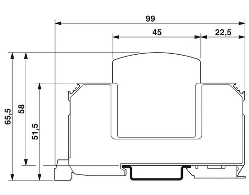 2858577 VAL-MS 320/3 1-FM Protector contra sobretensiones de tipo 2 dentro de 230V CA de 4 polos
