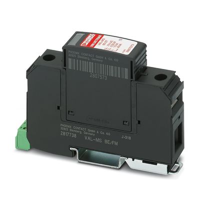 1 Polos 2868033 VAL-MS 60/FM Phoenix Tipo de contacto 2 Protector contra sobretensiones Polos de tensión nominal