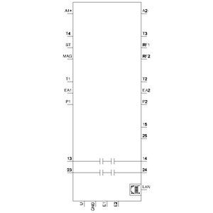 Control de velocidad 3TK2810-1BA41 de alta precisión con terminal de tornillo