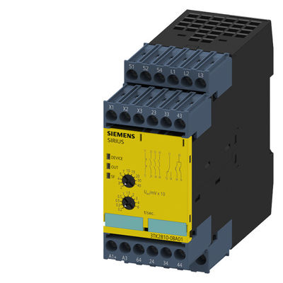 PLC 3TK2810-0BA01 Asegurar su maquinaria con monitoreo de parada y terminal de tornillo