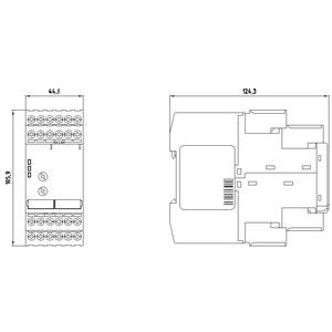 PLC 3TK2810-0BA01 Asegurar su maquinaria con monitoreo de parada y terminal de tornillo