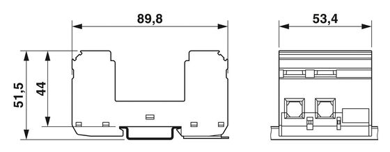 2881816 VAL-MS/3 0-BE Phoenix Tipo de contacto 2 Protector contra sobretensiones Número de base del polo 1