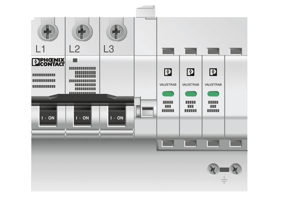 2882776 VAL-CP-MCB-3C-350/40/FM Protector contra sobretensiones tipo 2 para sus necesidades