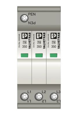 Protector contra sobretensiones de tipo 2 PLT-SEC-T3-3S-230-FM para el sector industrial