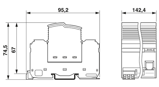 2905421 FLT-SEC-P-T1-3S-350/25-FM Tipo 1 2 Protector de sobretensiones combinado para su beneficio