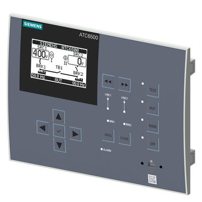 Dispositivo de control de transferencia ATC 6500 con panel de pantalla LCD de 180x240 mm PLC 3KC9000-8TL50