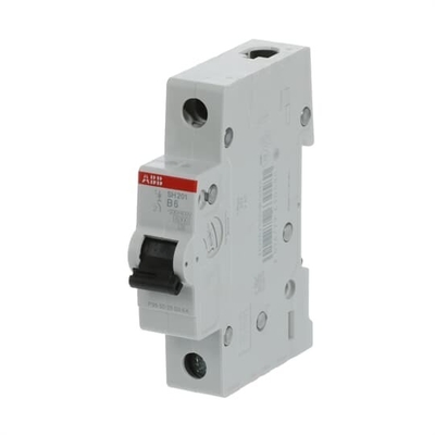 1P SH201-B6 Interruptor de circuito en miniatura B 6 A para el sistema de distribución eléctrica