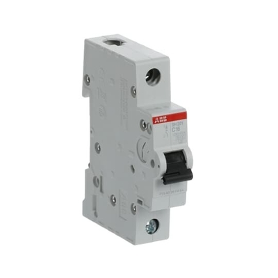 MCB SH201-C16 Interruptor de circuito en miniatura 1P C Corriente nominal 16A Tensión nominal 220V
