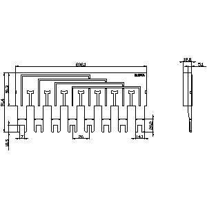 3KC PLC 160A Barra de puente para ATyS d M ATyS t M RTSE ATSE Accesorios y piezas de repuesto